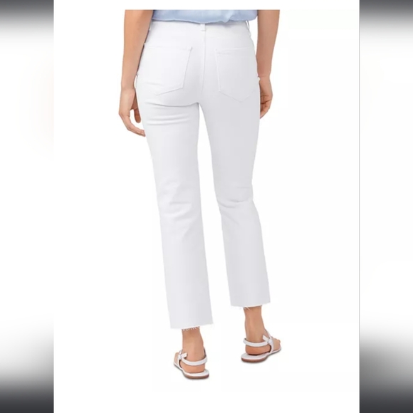 PAIGE ▪︎ Women's Cindy Crop, Raw Hem in White, Size 31, Like New - Picture 3 of 15